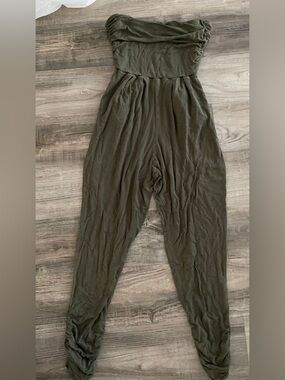 Olive Green Harem Jumpsuit